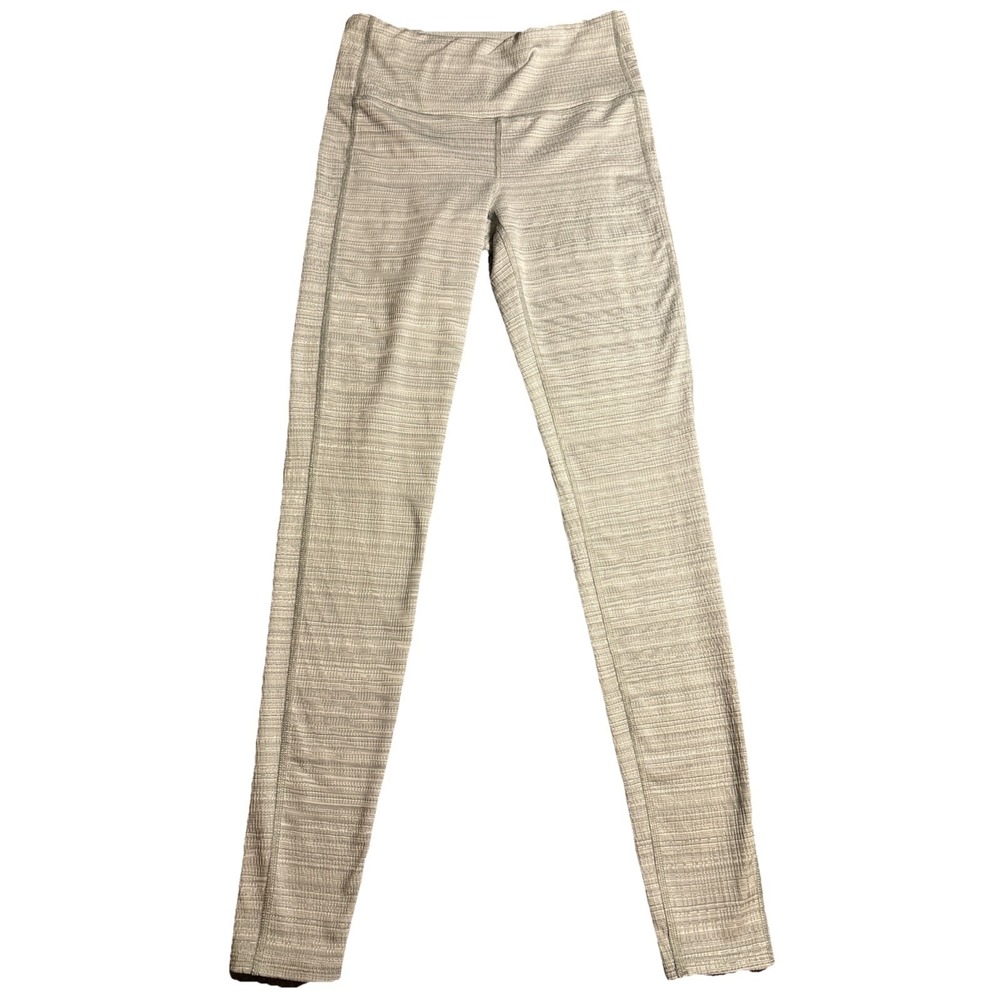 Athleta Leggings Women's Gray Excellent Textured Space Dye High Rise Size Small